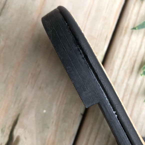 Black Flat Slide Sandals - Picture 4 of 4